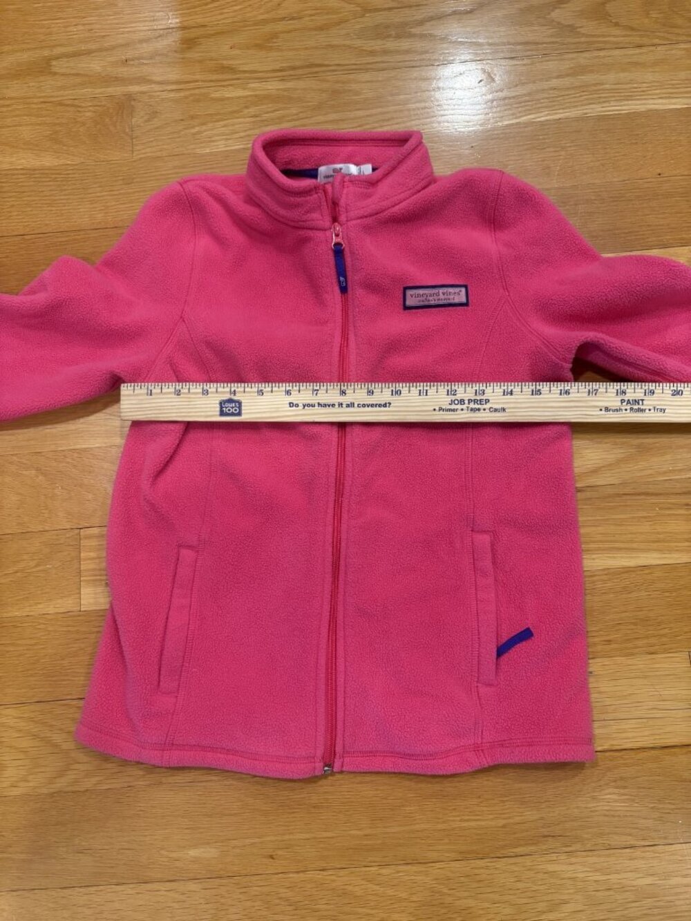 Vineyard vines Size Large (L) Fleece Full Zip Jacket with Pockets - Picture 4 of 6
